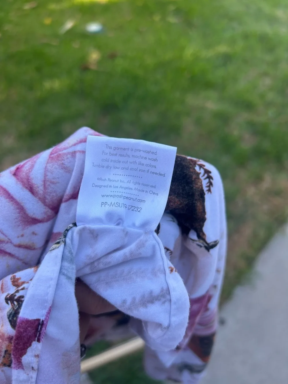 Posh Peanut White Floral swaddle blanket with Pink & Burgundy Roses